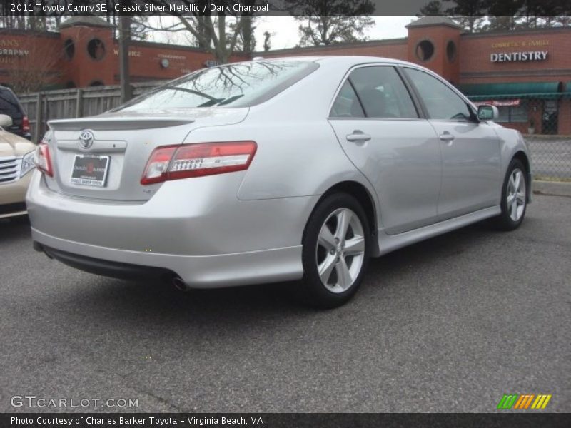 Classic Silver Metallic / Dark Charcoal 2011 Toyota Camry SE