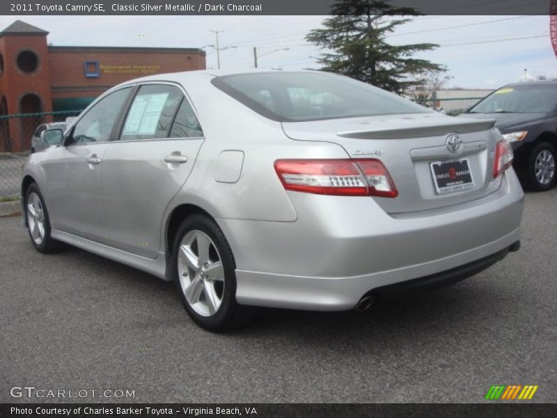 Classic Silver Metallic / Dark Charcoal 2011 Toyota Camry SE