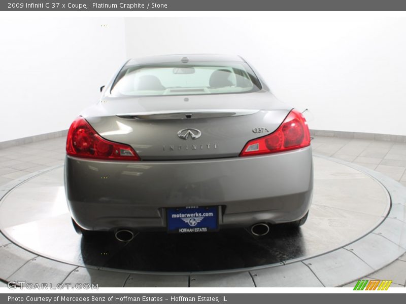 Platinum Graphite / Stone 2009 Infiniti G 37 x Coupe