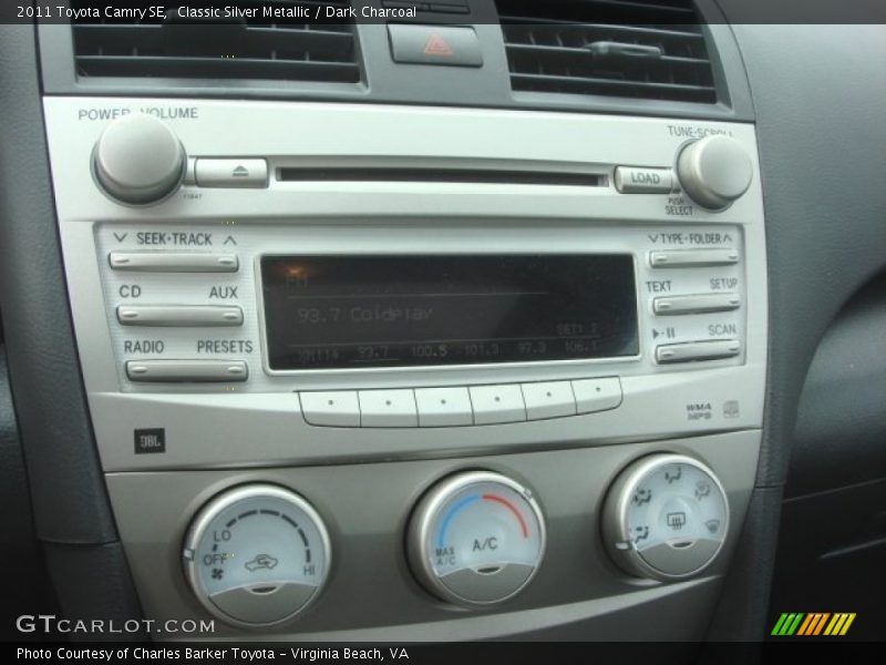 Classic Silver Metallic / Dark Charcoal 2011 Toyota Camry SE
