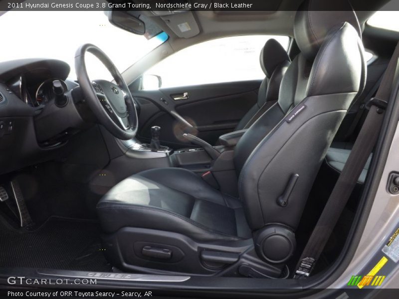 Front Seat of 2011 Genesis Coupe 3.8 Grand Touring