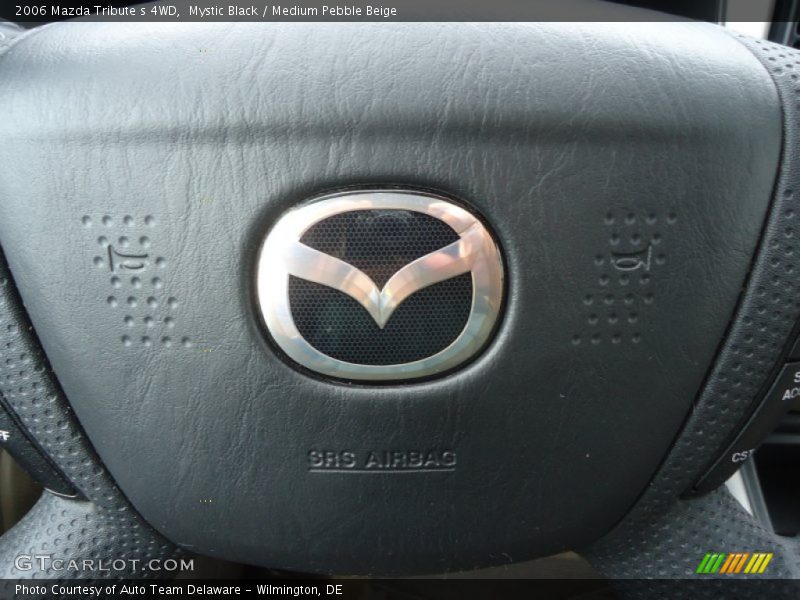 Mystic Black / Medium Pebble Beige 2006 Mazda Tribute s 4WD