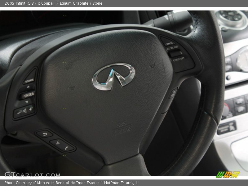 Platinum Graphite / Stone 2009 Infiniti G 37 x Coupe