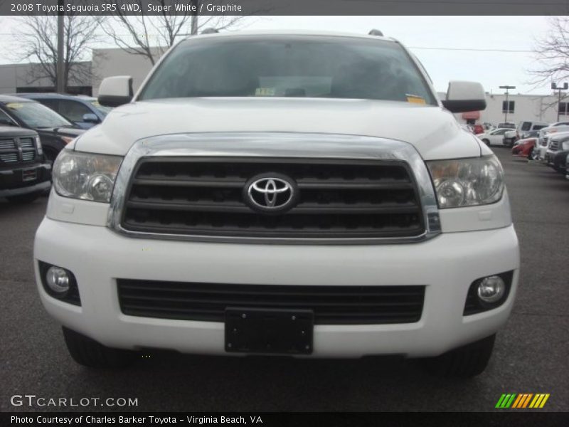 Super White / Graphite 2008 Toyota Sequoia SR5 4WD