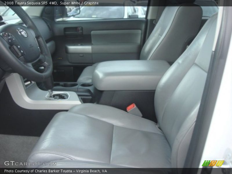 Super White / Graphite 2008 Toyota Sequoia SR5 4WD