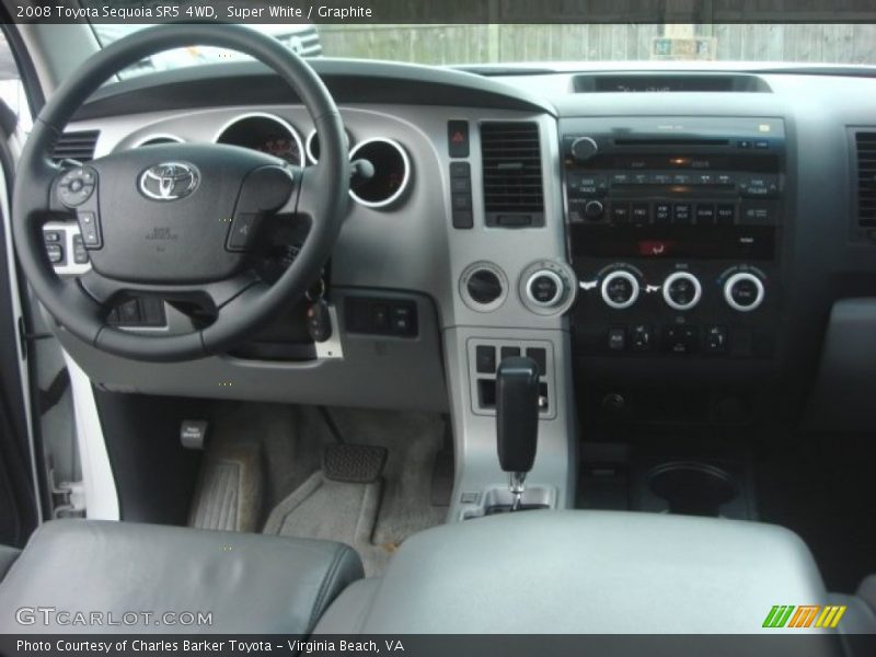 Super White / Graphite 2008 Toyota Sequoia SR5 4WD