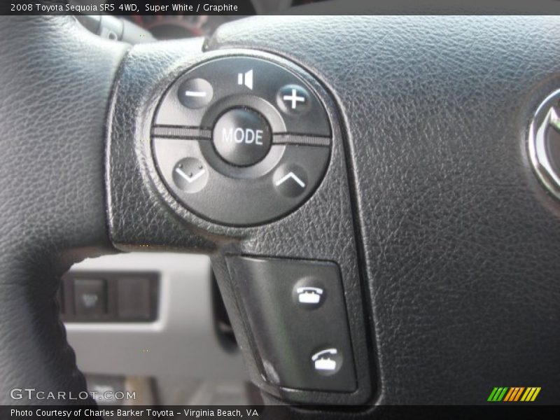 Super White / Graphite 2008 Toyota Sequoia SR5 4WD