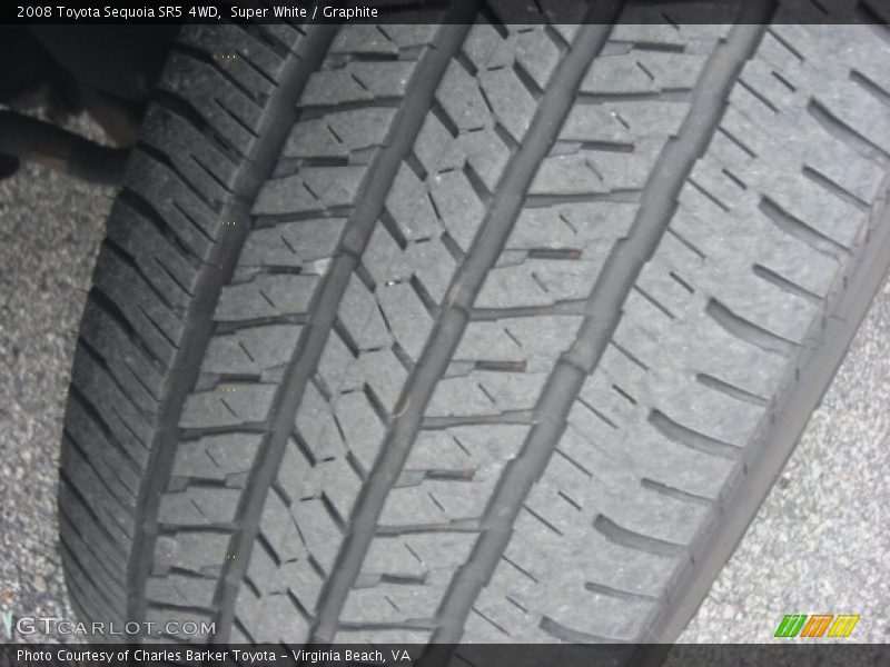 Super White / Graphite 2008 Toyota Sequoia SR5 4WD