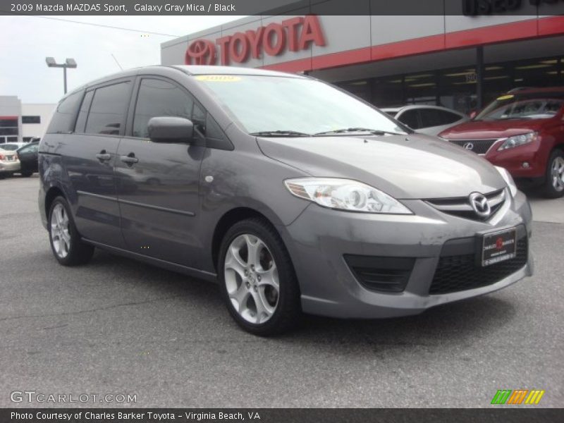 Galaxy Gray Mica / Black 2009 Mazda MAZDA5 Sport