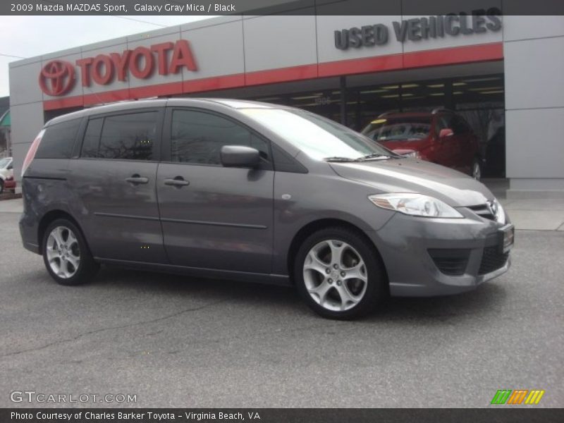 Galaxy Gray Mica / Black 2009 Mazda MAZDA5 Sport