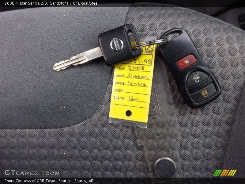Sandstone / Charcoal/Steel 2008 Nissan Sentra 2.0