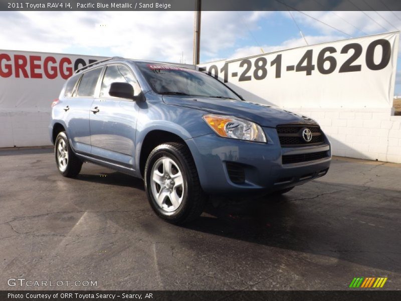 Pacific Blue Metallic / Sand Beige 2011 Toyota RAV4 I4