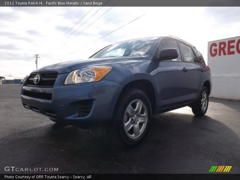 Pacific Blue Metallic / Sand Beige 2011 Toyota RAV4 I4