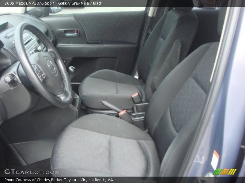 Front Seat of 2009 MAZDA5 Sport