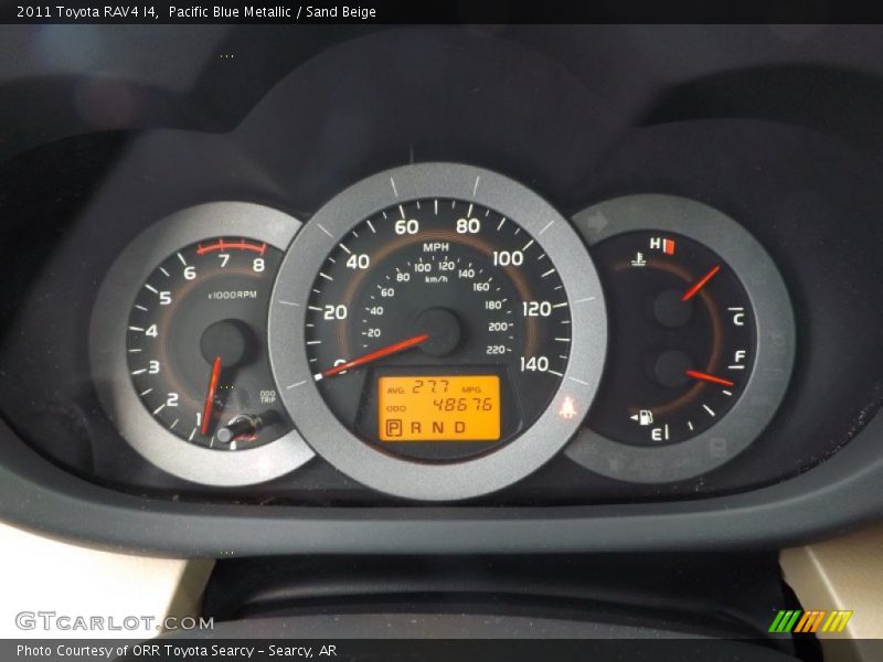 Pacific Blue Metallic / Sand Beige 2011 Toyota RAV4 I4