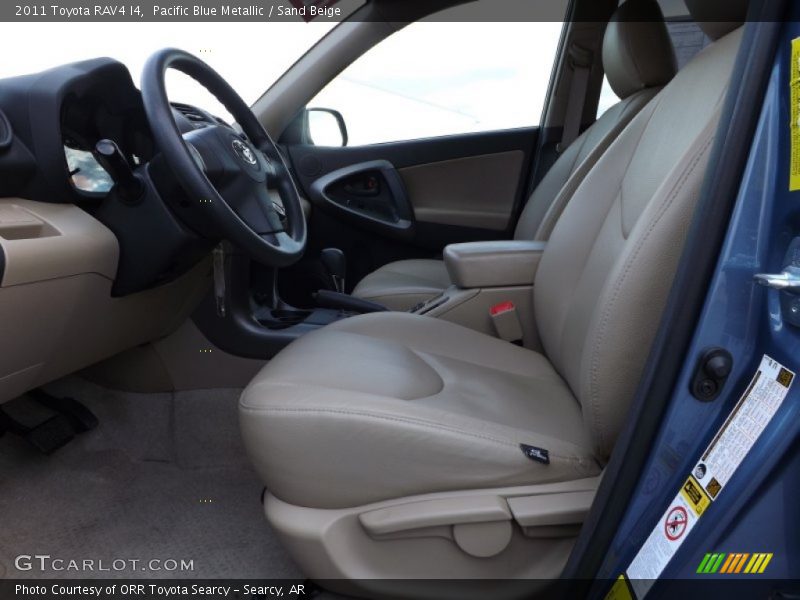 Pacific Blue Metallic / Sand Beige 2011 Toyota RAV4 I4