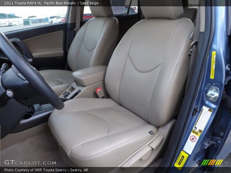 Pacific Blue Metallic / Sand Beige 2011 Toyota RAV4 I4