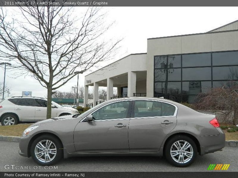 Smokey Quartz / Graphite 2011 Infiniti G 37 x AWD Sedan