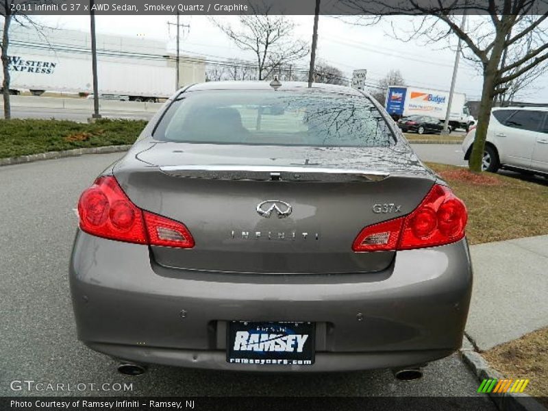 Smokey Quartz / Graphite 2011 Infiniti G 37 x AWD Sedan