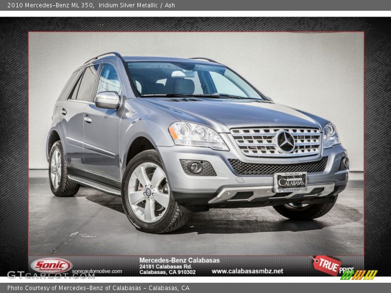Iridium Silver Metallic / Ash 2010 Mercedes-Benz ML 350