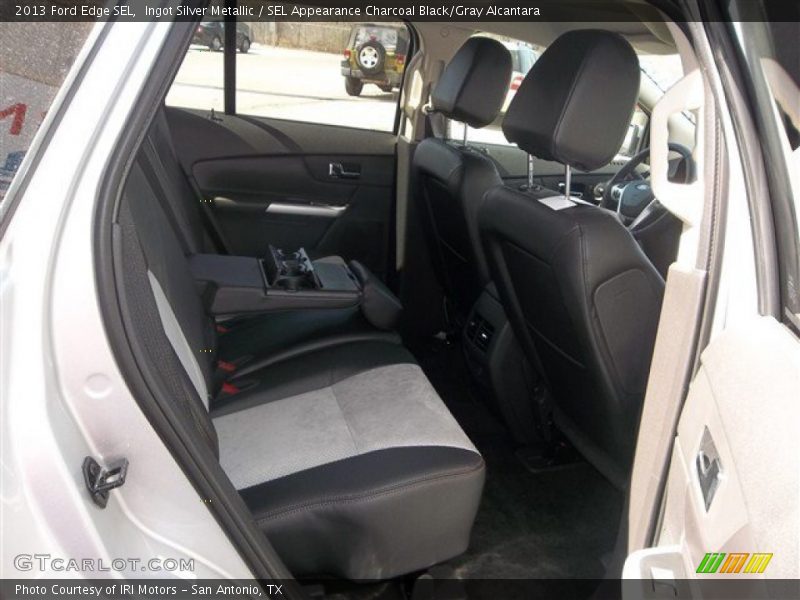Ingot Silver Metallic / SEL Appearance Charcoal Black/Gray Alcantara 2013 Ford Edge SEL