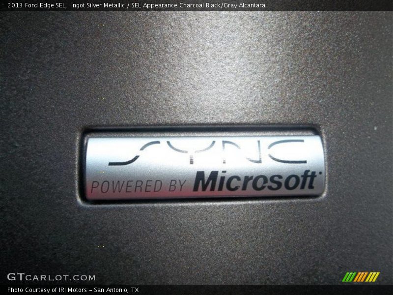 Ingot Silver Metallic / SEL Appearance Charcoal Black/Gray Alcantara 2013 Ford Edge SEL