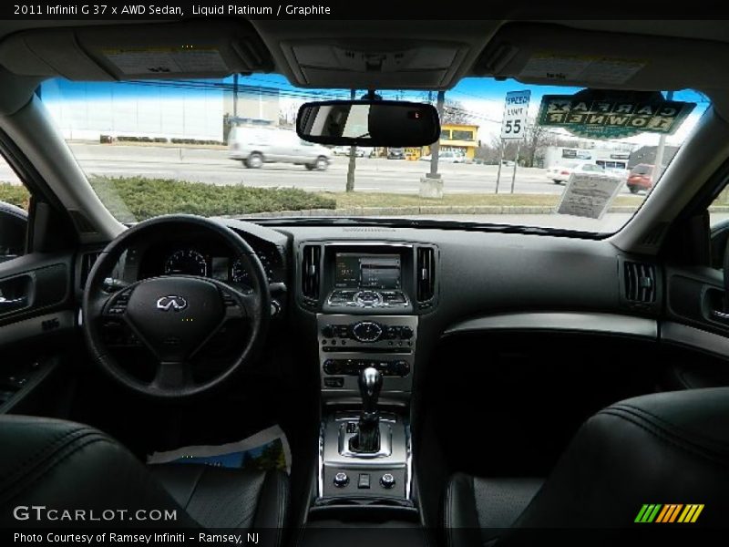 Liquid Platinum / Graphite 2011 Infiniti G 37 x AWD Sedan