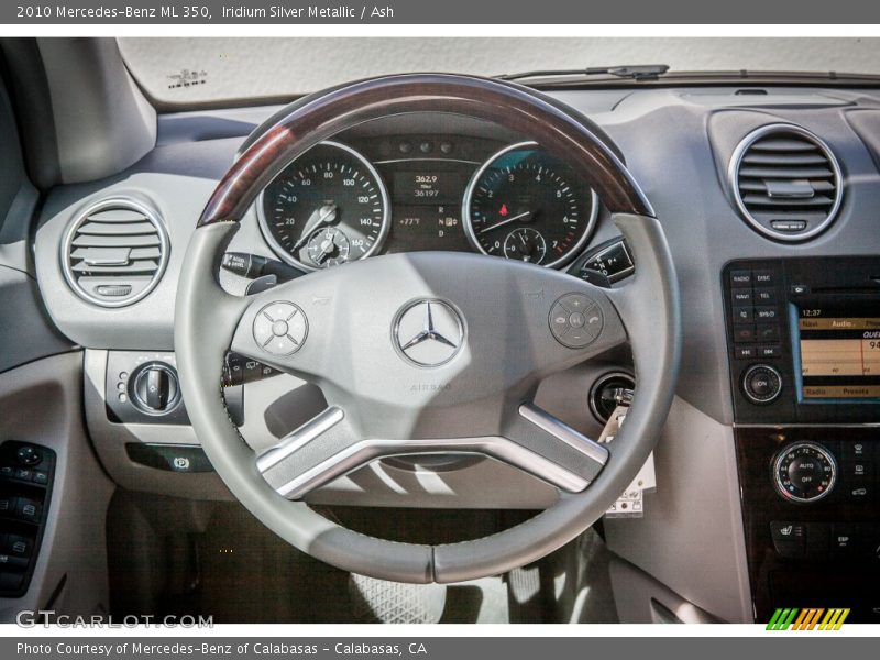 Iridium Silver Metallic / Ash 2010 Mercedes-Benz ML 350
