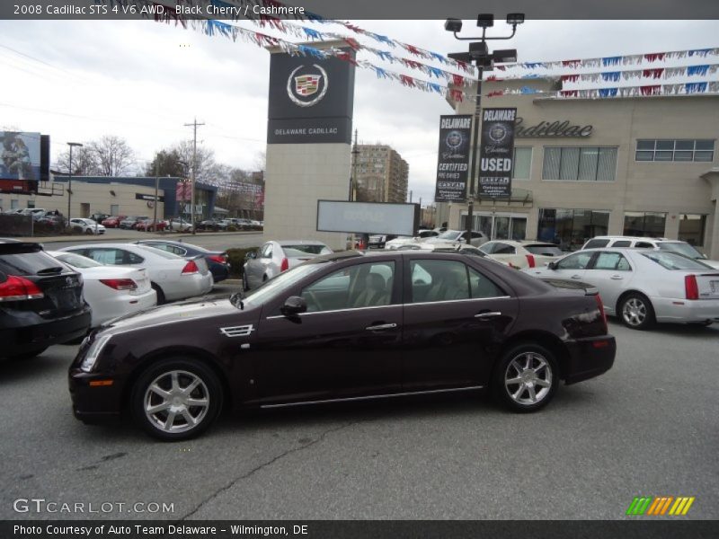 Black Cherry / Cashmere 2008 Cadillac STS 4 V6 AWD