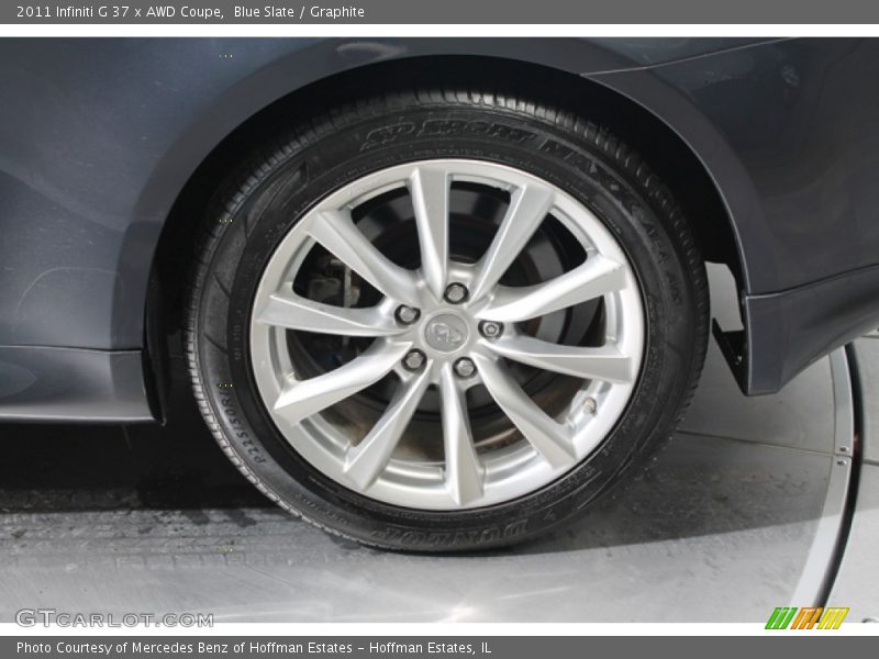 Blue Slate / Graphite 2011 Infiniti G 37 x AWD Coupe