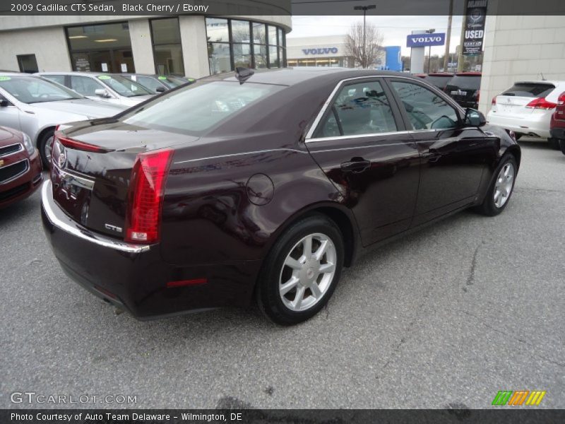 Black Cherry / Ebony 2009 Cadillac CTS Sedan