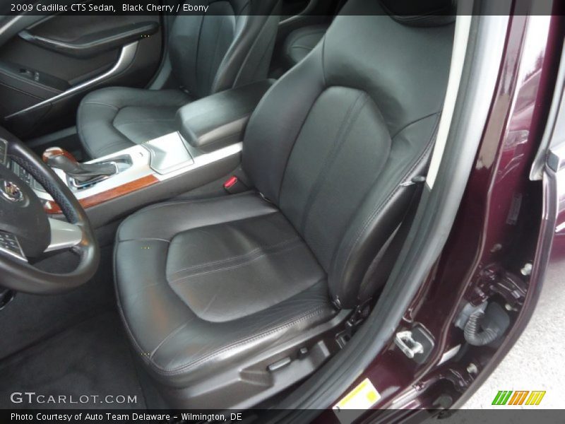 Black Cherry / Ebony 2009 Cadillac CTS Sedan