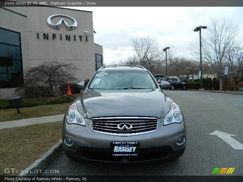 Platinum Graphite / Stone 2009 Infiniti EX 35 AWD