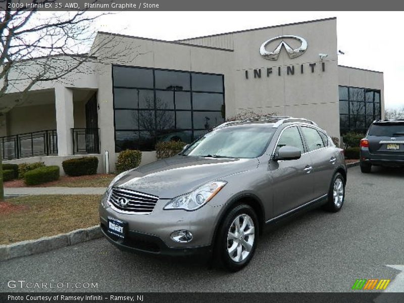 Platinum Graphite / Stone 2009 Infiniti EX 35 AWD