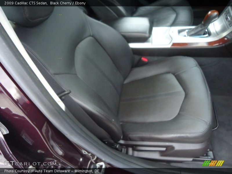 Black Cherry / Ebony 2009 Cadillac CTS Sedan