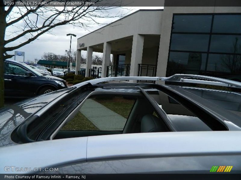Platinum Graphite / Stone 2009 Infiniti EX 35 AWD