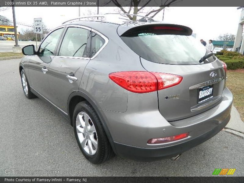 Platinum Graphite / Stone 2009 Infiniti EX 35 AWD