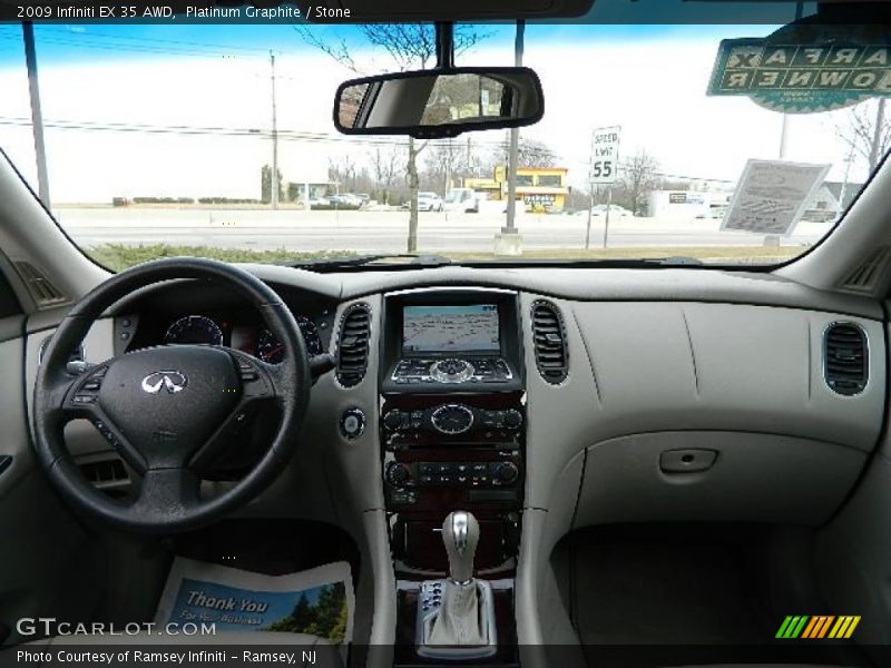 Dashboard of 2009 EX 35 AWD