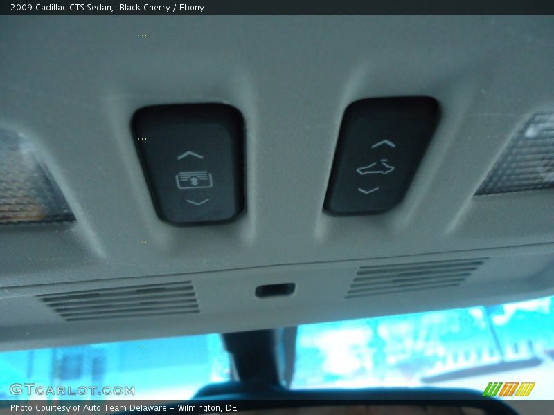 Black Cherry / Ebony 2009 Cadillac CTS Sedan