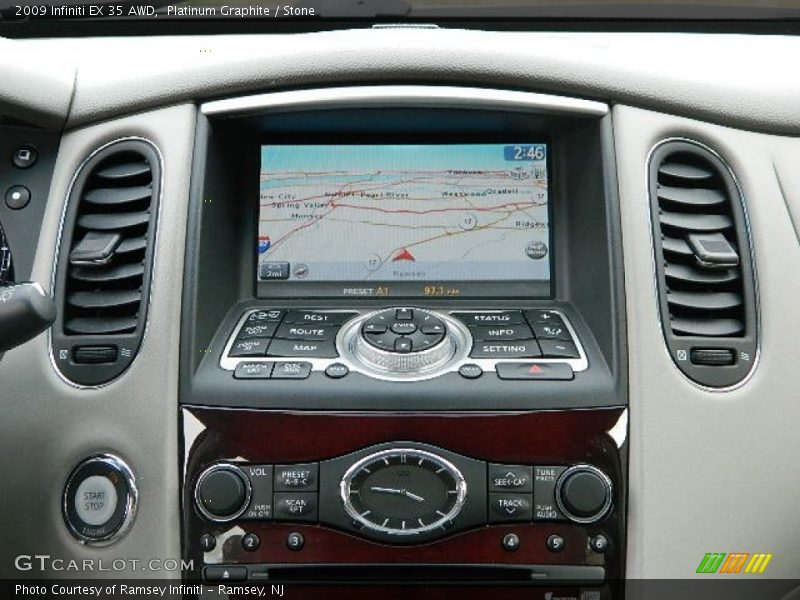 Navigation of 2009 EX 35 AWD