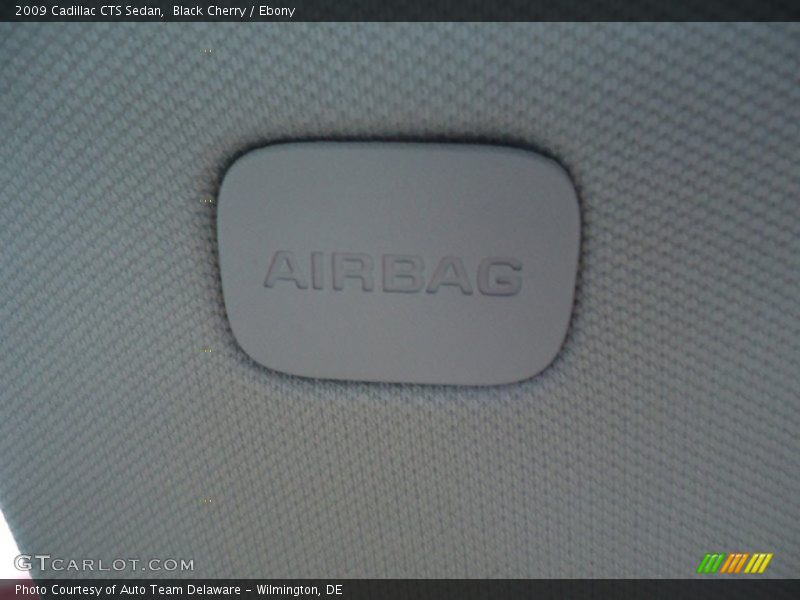 Black Cherry / Ebony 2009 Cadillac CTS Sedan