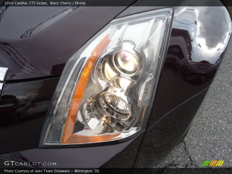 Black Cherry / Ebony 2009 Cadillac CTS Sedan