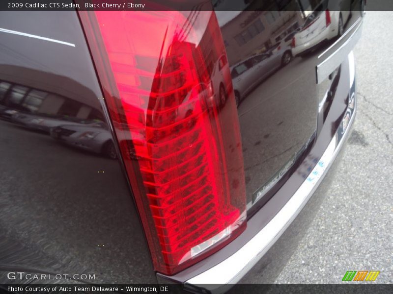 Black Cherry / Ebony 2009 Cadillac CTS Sedan