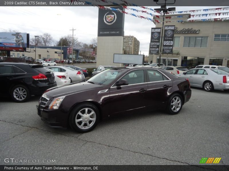 Black Cherry / Ebony 2009 Cadillac CTS Sedan