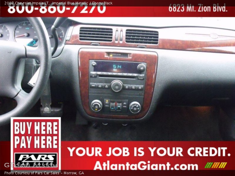 Imperial Blue Metallic / Ebony Black 2007 Chevrolet Impala LT