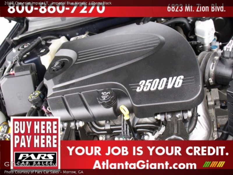 Imperial Blue Metallic / Ebony Black 2007 Chevrolet Impala LT