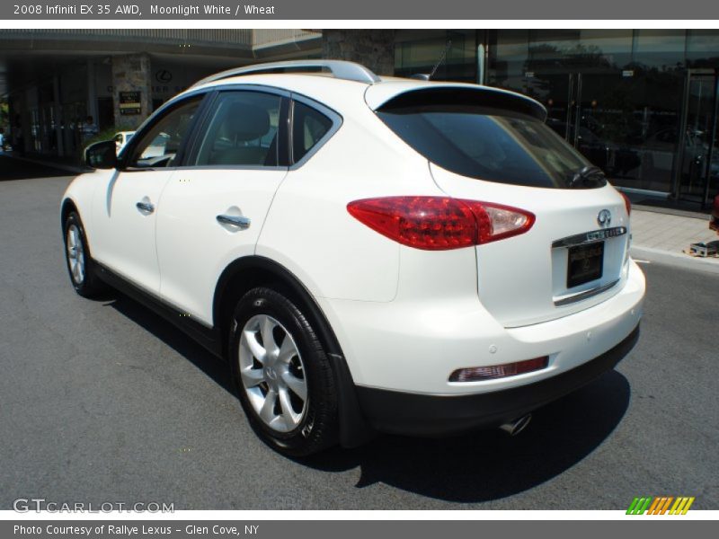 Moonlight White / Wheat 2008 Infiniti EX 35 AWD