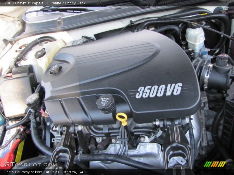 White / Ebony Black 2008 Chevrolet Impala LT