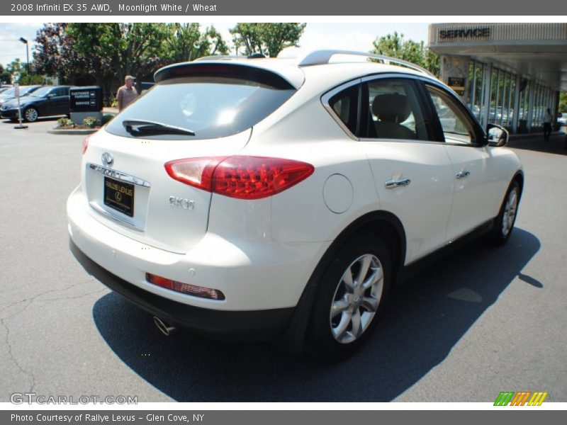 Moonlight White / Wheat 2008 Infiniti EX 35 AWD