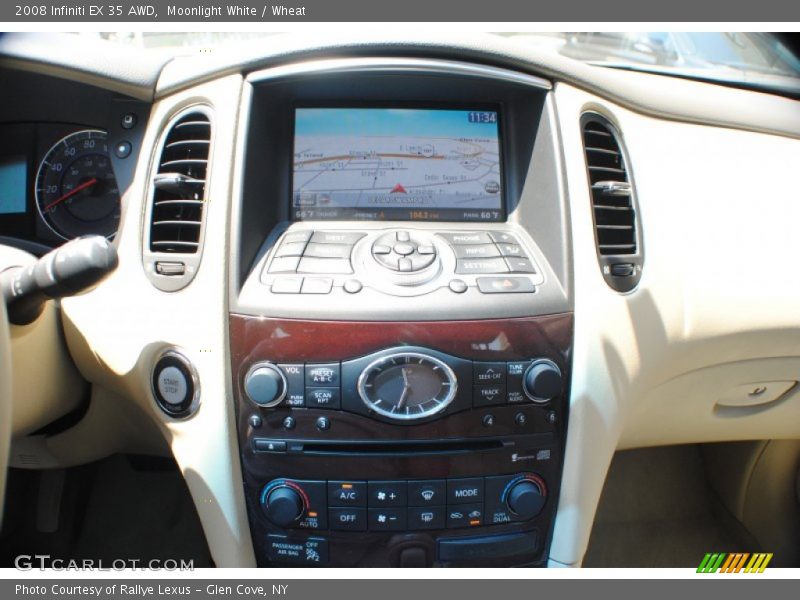 Moonlight White / Wheat 2008 Infiniti EX 35 AWD